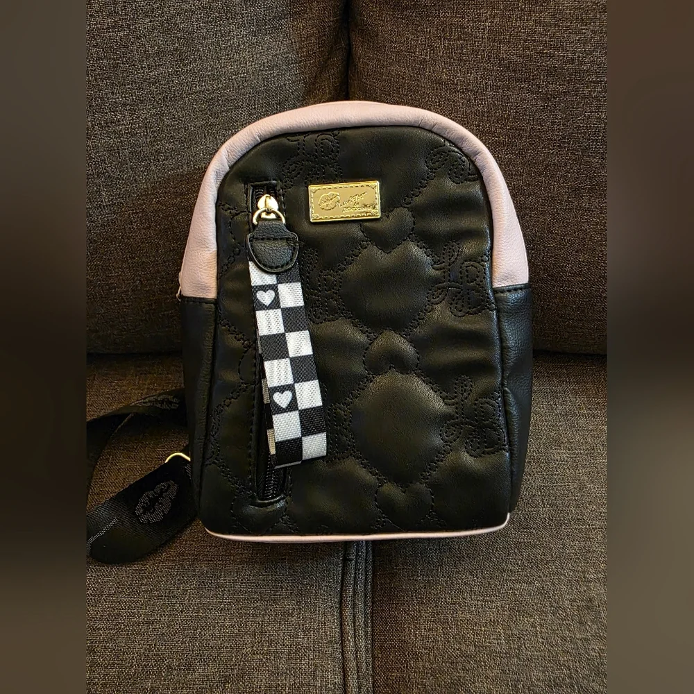 Betsey‎ Johnson Luv Betsey By Quilted Heart Sling Backpack